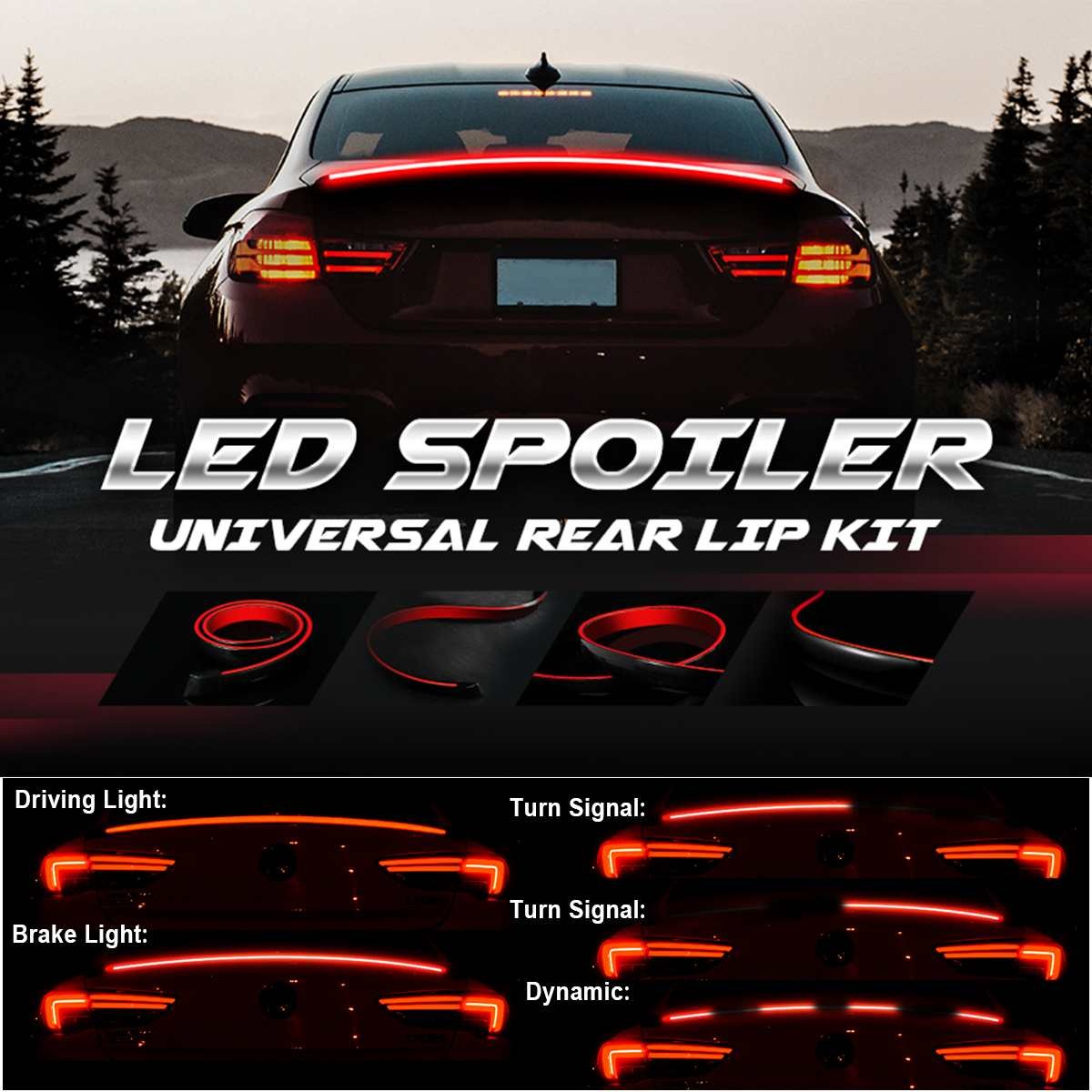 جناح LED - طقم شفة خلفية شامل