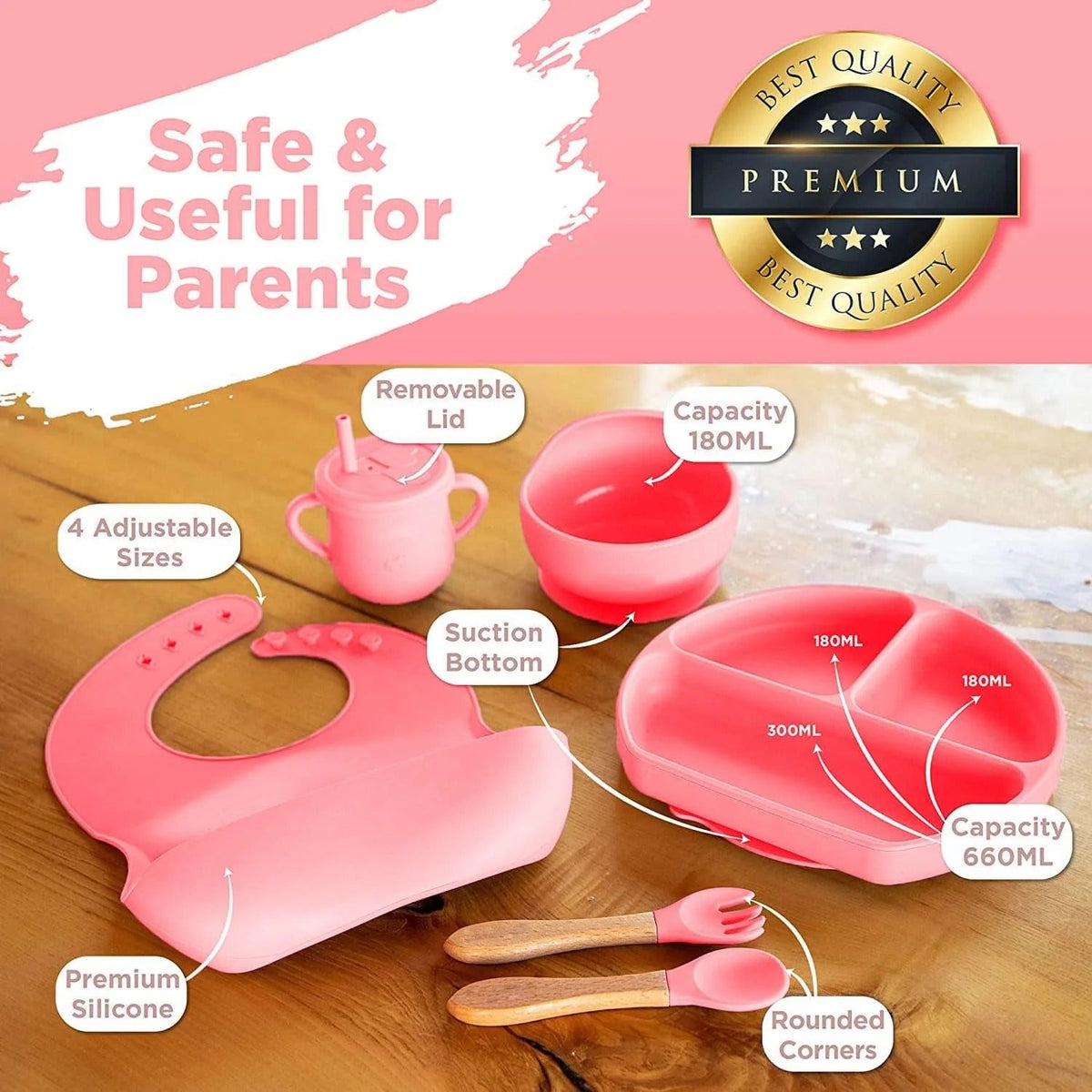 Silicone Baby Cutlery Set