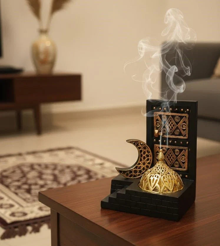 Islamic Decorative Table Piece with Crescent & Dome Design